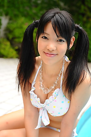 It's hard to resist hot pig tailed beauty