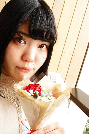 Chubby Ryo Izumi impatient to fuck with us